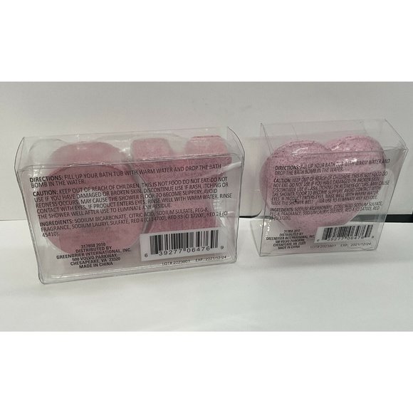 Coconut‎ Scented Pink Bath Bomb XO Love Themed  Valentine’s & Lavender Scent New - Picture 2 of 2